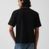 Ciężki T-shirt dla dorosłych o skróconym kroju