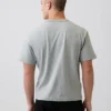 Ciężki T-shirt dla dorosłych o skróconym kroju