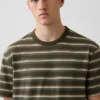 Ciężki T-shirt dla dorosłych o skróconym kroju