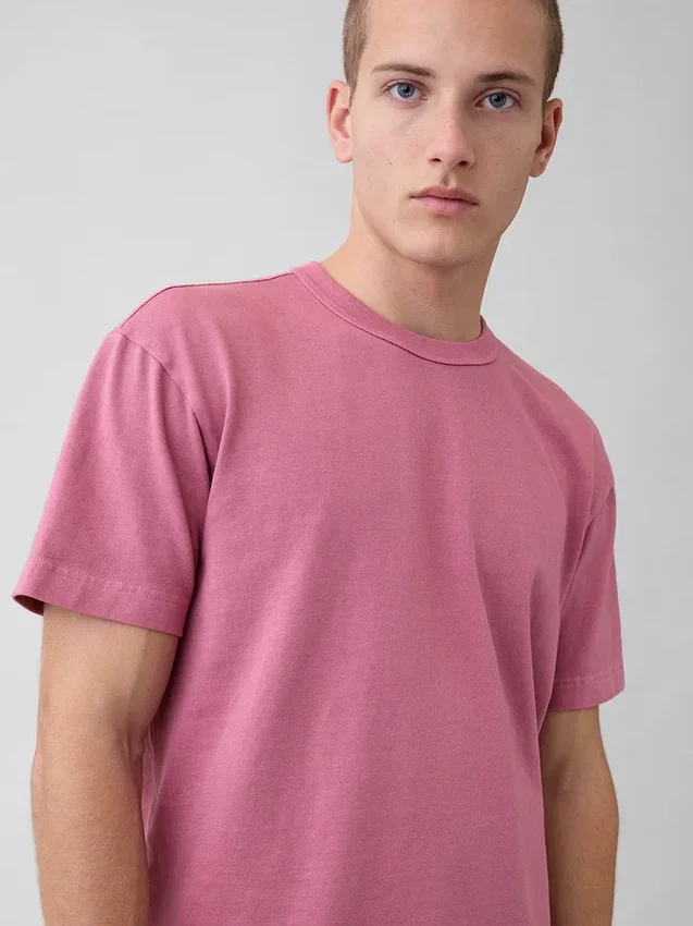 Ciężki T-shirt dla dorosłych o skróconym kroju