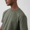 Ciężki T-shirt dla dorosłych o skróconym kroju