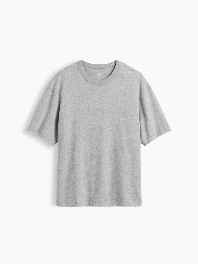 Ciężki T-shirt dla dorosłych o skróconym kroju