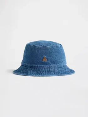 Dżinsowa czapka typu bucket dla malucha z motywem Brannan Bear