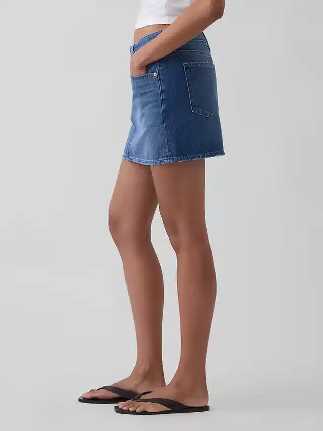 Dżinsowa mini spódniczka