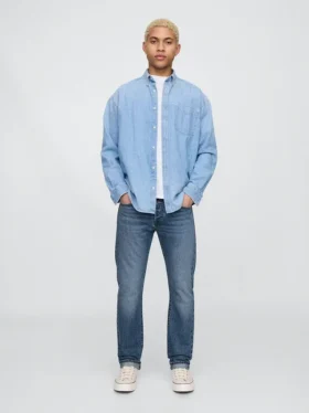 Dżinsy slim z selvedge