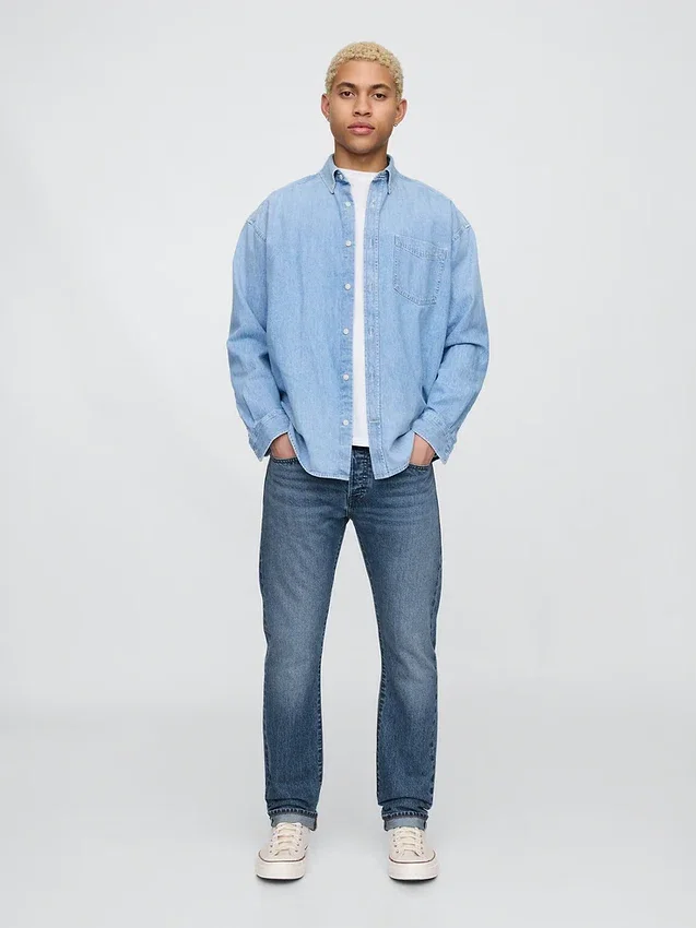 Dżinsy slim z selvedge