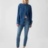 Dżinsy typu true skinny o średnim stanie