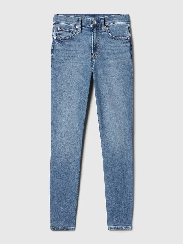 Dżinsy typu true skinny o średnim stanie