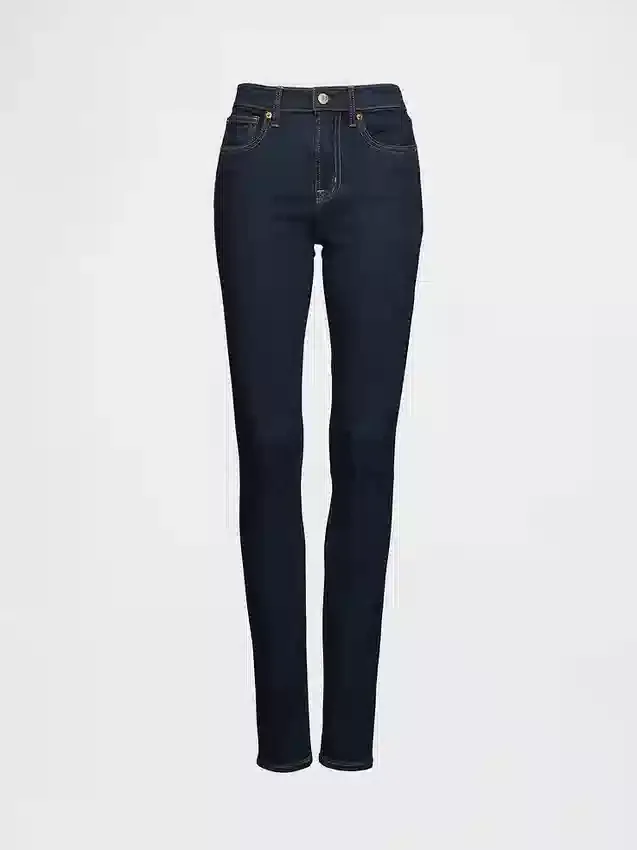 Dżinsy typu true skinny o średnim stanie
