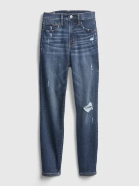 Dżinsy typu true skinny z wysokim stanem