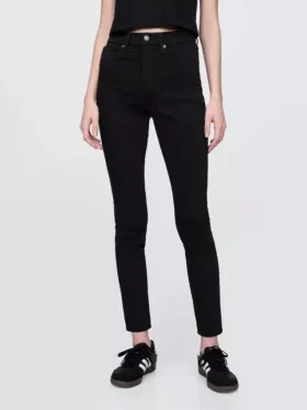 Dżinsy typu true skinny z wysokim stanem
