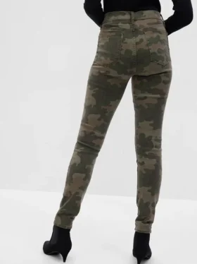 Dżinsy typu true skinny z wysokim stanem