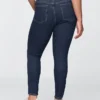Dżinsy typu true skinny z wysokim stanem