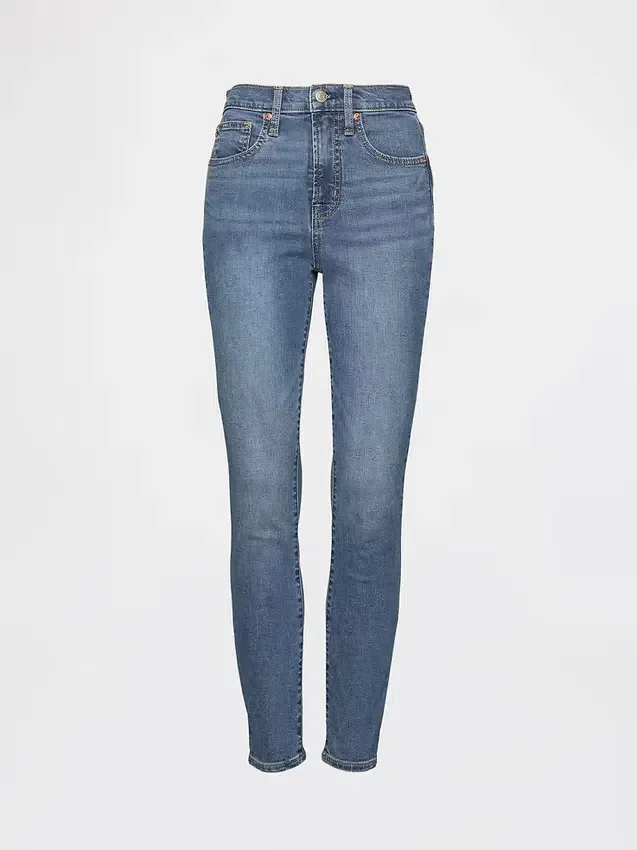 Dżinsy typu true skinny z wysokim stanem