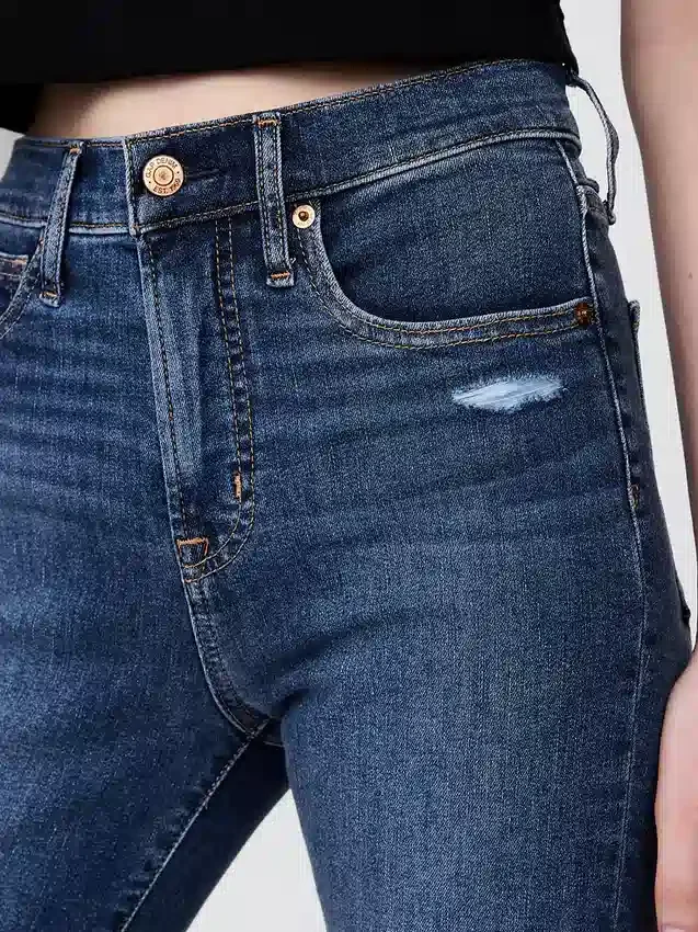 Dżinsy typu true skinny z wysokim stanem