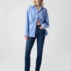 Dżinsy vintage slim o wysokim stanie