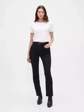Dżinsy vintage slim o wysokim stanie