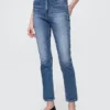 Dżinsy vintage slim o wysokim stanie