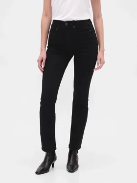 Dżinsy vintage slim o wysokim stanie