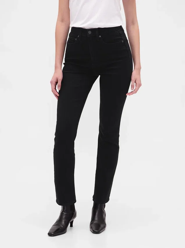Dżinsy vintage slim o wysokim stanie