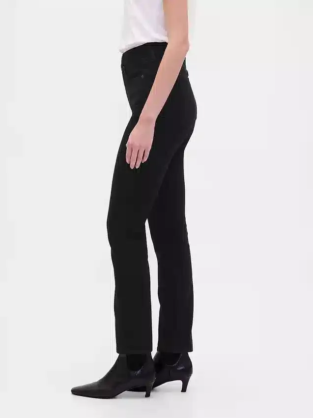 Dżinsy vintage slim o wysokim stanie