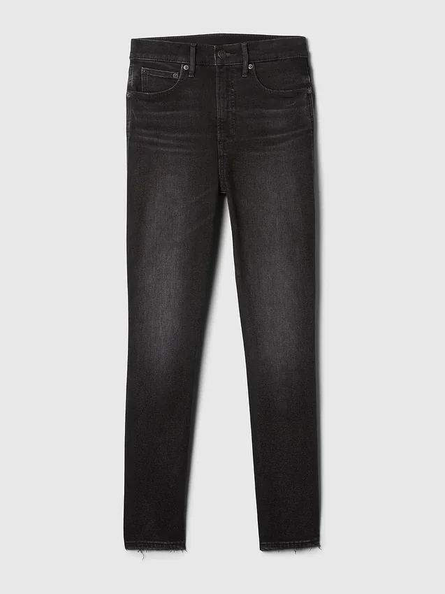 Dżinsy vintage slim o wysokim stanie