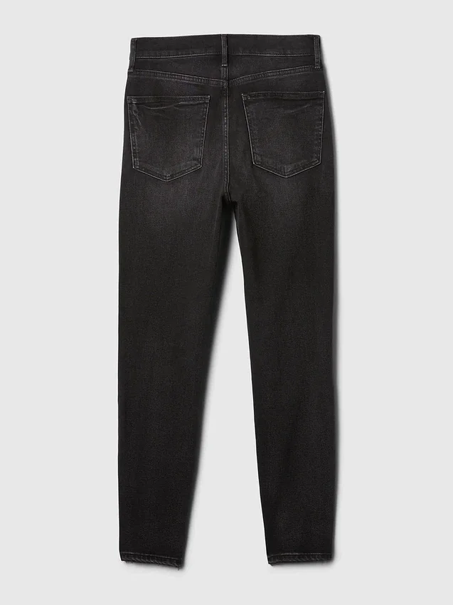 Dżinsy vintage slim o wysokim stanie