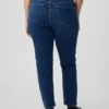 Dżinsy vintage slim o wysokim stanie