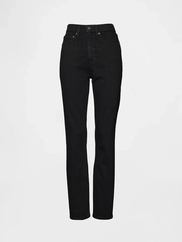 Dżinsy vintage slim o wysokim stanie