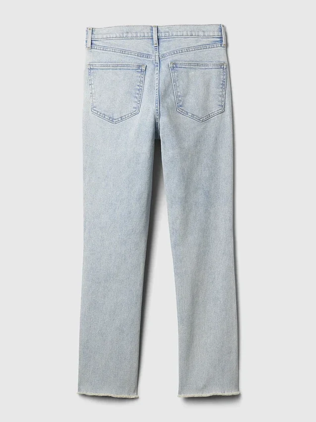 Dżinsy vintage slim o wysokim stanie