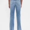 Dżinsy z niskim stanem, plecionymi kieszeniami, o długim kroju i wąskim kroju