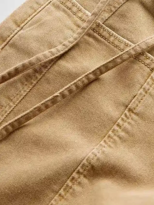 Dżinsy z niskim stanem w stylu lat 90., luźne, z mikropaskiem