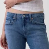 Dżinsy z średnim stanem i luźnym krojem typu bootcut