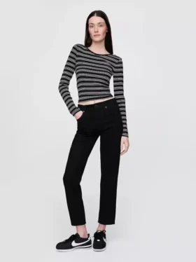 Dżinsy z wysokim stanem, model Cheeky Straight