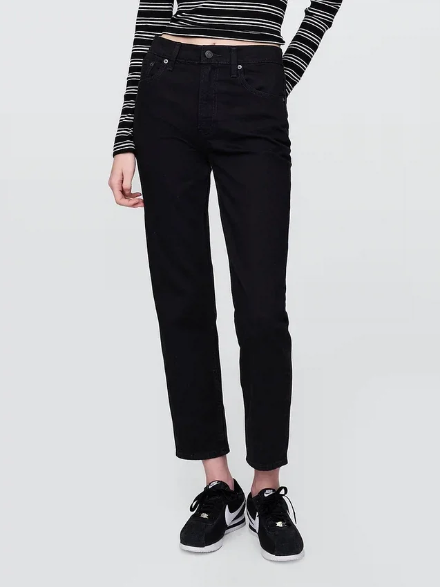 Dżinsy z wysokim stanem, model Cheeky Straight