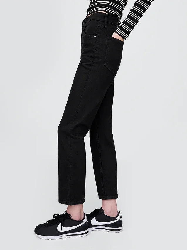 Dżinsy z wysokim stanem, model Cheeky Straight