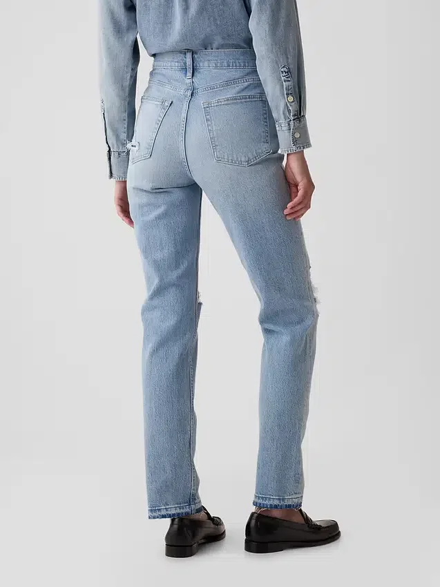 Dżinsy z wysokim stanem, model Cheeky Straight