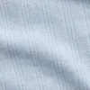 Dopasowany T-shirt dziecięcy z dzianiny prążkowanej typu pointelle