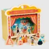 Drewniana zabawka – teatr na stole