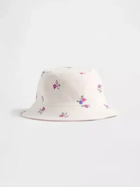 Dwustronna czapka typu bucket dla niemowląt i maluchów