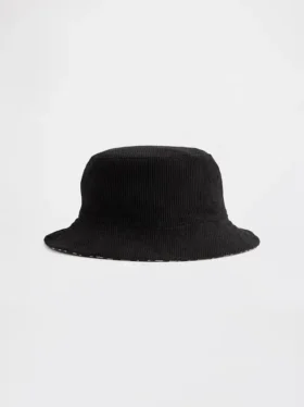 Dwustronna czapka typu bucket z nadrukiem lamparta dla niemowląt i maluchów