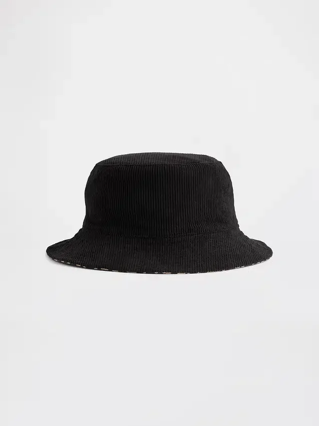 Dwustronna czapka typu bucket z nadrukiem lamparta dla niemowląt i maluchów