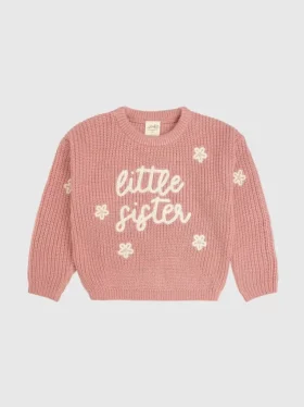 Dzianinowy sweter „Sweet Wink Little Sister”