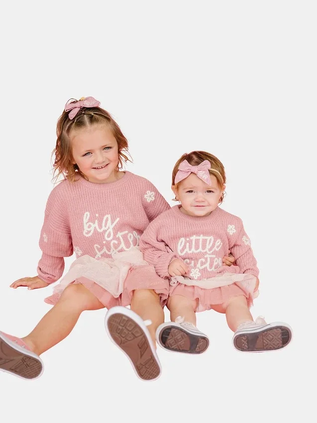 Dzianinowy sweter „Sweet Wink Little Sister”