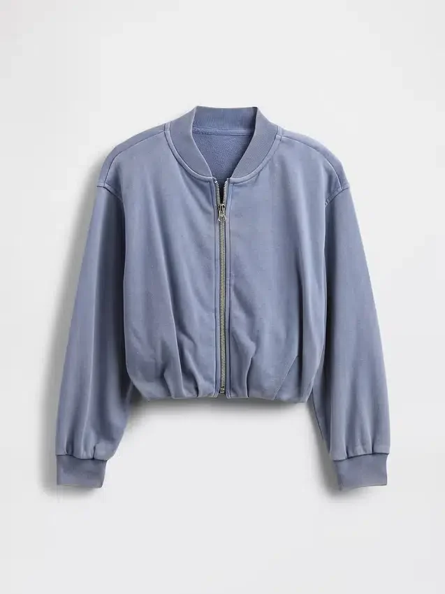 Dziecięca bluza bomberka z materiału Vintagesoft