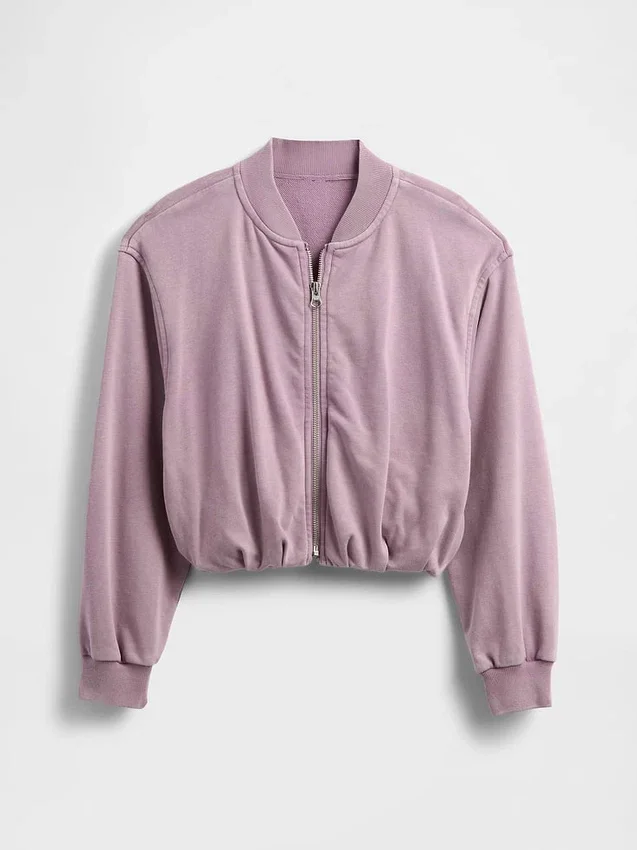 Dziecięca bluza bomberka z materiału Vintagesoft