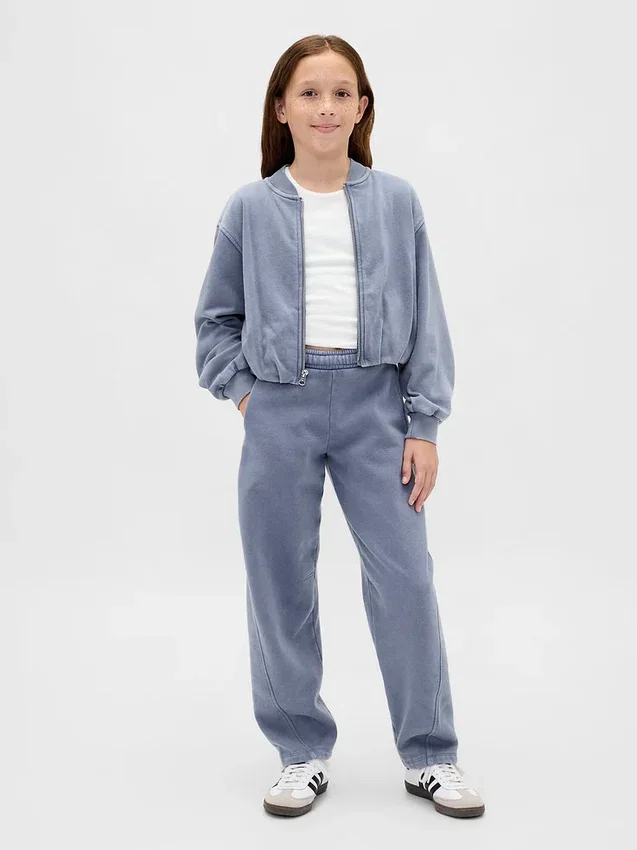 Dziecięca bluza bomberka z materiału Vintagesoft