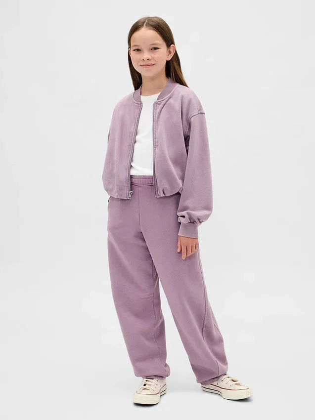 Dziecięca bluza bomberka z materiału Vintagesoft