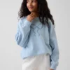 Dziecięca bluza oversize z nadrukiem z tkaniny frotte Vintagesoft