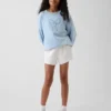 Dziecięca bluza oversize z nadrukiem z tkaniny frotte Vintagesoft